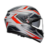 KACIGA AGV K3  - SPACE MATT WHITE/RED/FLUO