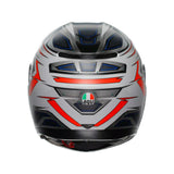 KACIGA AGV K3  - SPACE MATT WHITE/RED/FLUO