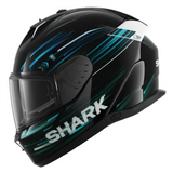 SHARK SKWAL i3 LIGHT-BLUR / crno -plava -zelena