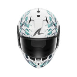 KACIGA SHARK D-SKWAL 3 REPTAIA WHITE GLITTER