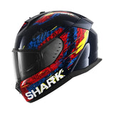 KACIGA SHARK D-SKWAL 3 SPEED VIB CRVENO PLAVA CRNA
