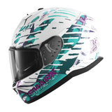 KACIGA SHARK D-SKWAL 3 REPTAIA WHITE GLITTER