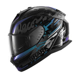 KACIGA SHARK D-SKWAL 3 STREETRUSH BLACK BLITTER