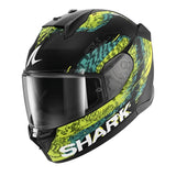 KACIGA SHARK D-SKWAL 3 SPEED VIB MAT ŽUTO CRNA