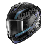 KACIGA SHARK D-SKWAL 3 STREETRUSH BLACK BLITTER