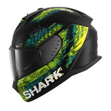 KACIGA SHARK D-SKWAL 3 SPEED VIB MAT ŽUTO CRNA