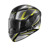 SHARK D-SKWAL 2 DAVEN KACIGA / matt black-yellow